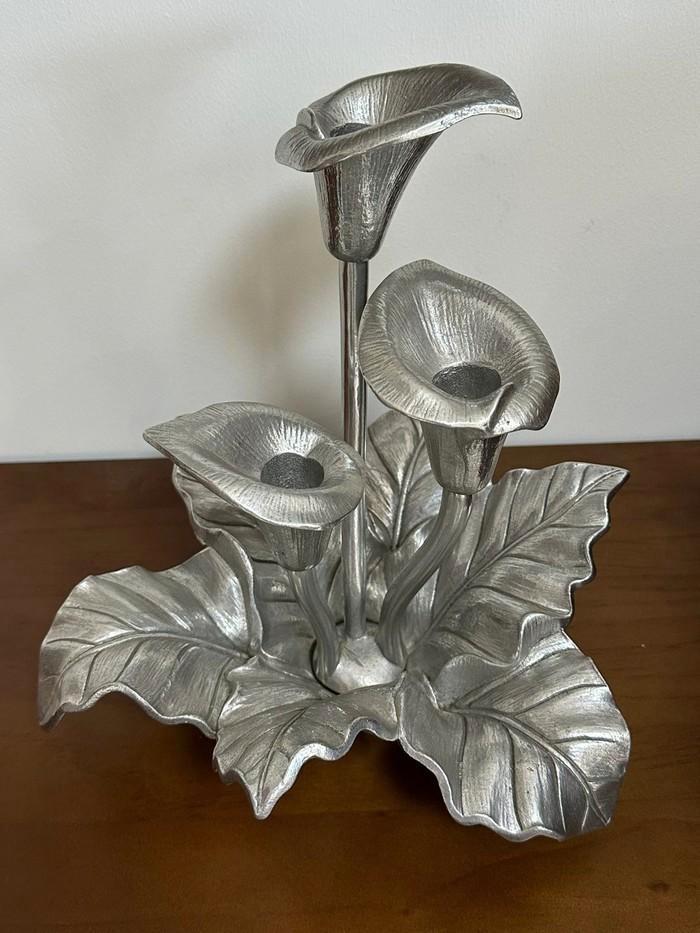 Vintage Arthur Court Lelie Kandelaar 1991, Huis en Inrichting, Woonaccessoires | Kandelaars en Kaarsen, Ophalen of Verzenden