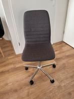 Grijze Jysk bureaustoel - Zo goed als nieuw, Huis en Inrichting, Bureaustoelen, Ophalen, Zo goed als nieuw, Grijs, Bureaustoel