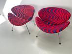 Vintage Artifort Orange Slice fauteuils, Verzenden, Zo goed als nieuw, 75 tot 100 cm, 50 tot 75 cm