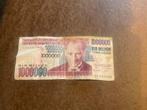 Turkije 1.000.000 Lira Biljet - Gebruikt, Ophalen of Verzenden, Midden-Oosten, Los biljet