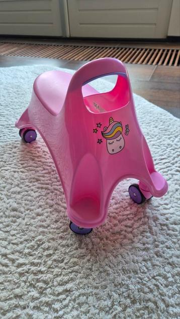 Roze Unicorn Loopwagen - Zo Goed Als Nieuw! beschikbaar voor biedingen