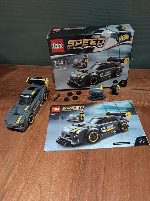 lego speed champions 75877 Mercedes-AMG GT3, Kinderen en Baby's, Speelgoed | Duplo en Lego, Zo goed als nieuw, Lego, Complete set