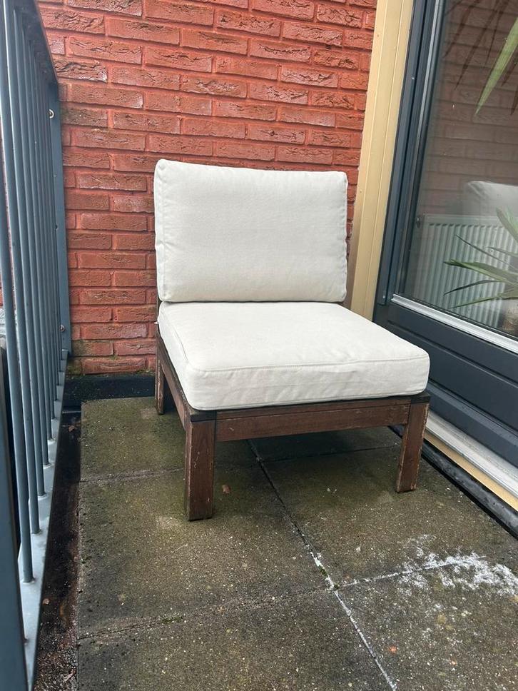 Nammaro tuin / balkon set 2 stoelen & uitklapbare tegel, Tuin en Terras, Tuinsets en Loungesets, Zo goed als nieuw, 2 zitplaatsen
