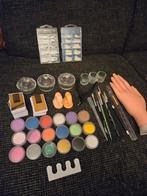 Nagelset - met zelfstudie  nha boek nagelstyling, Overige kleuren, Ophalen of Verzenden, Zo goed als nieuw, Handen en Nagels