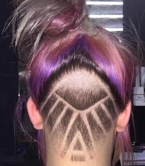 hairtattoo undercut model vrouw dame gevraagd, Sieraden, Tassen en Uiterlijk, Uiterlijk | Haarverzorging, Ophalen