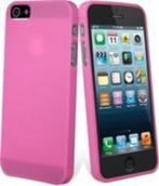 Muvit - MiniGel Glazy roze - iPhone 5 / 5S, Telecommunicatie, Nieuw, Hoesje of Tasje, Ophalen of Verzenden, IPhone 5