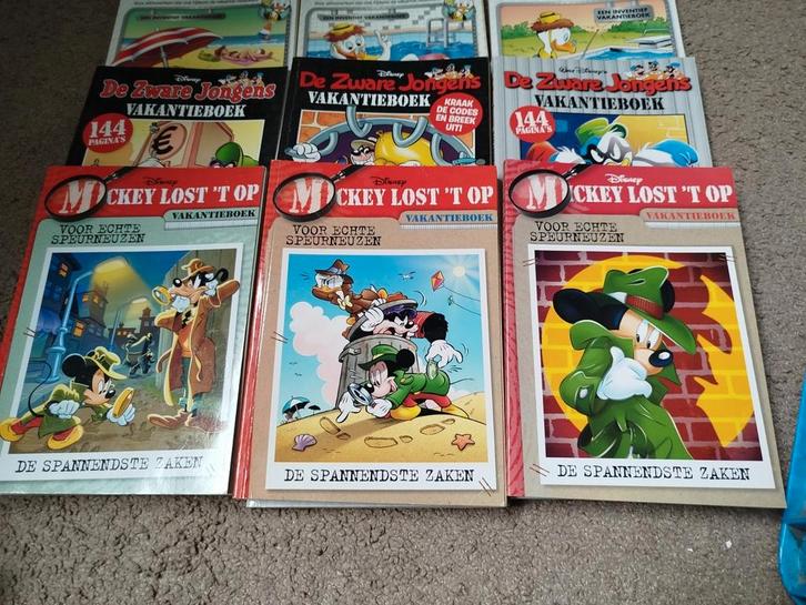 Mickey lost 't op, zware jongens vakantieboeken Williewortel, Boeken, Strips | Comics, Zo goed als nieuw, Meerdere comics, Europa