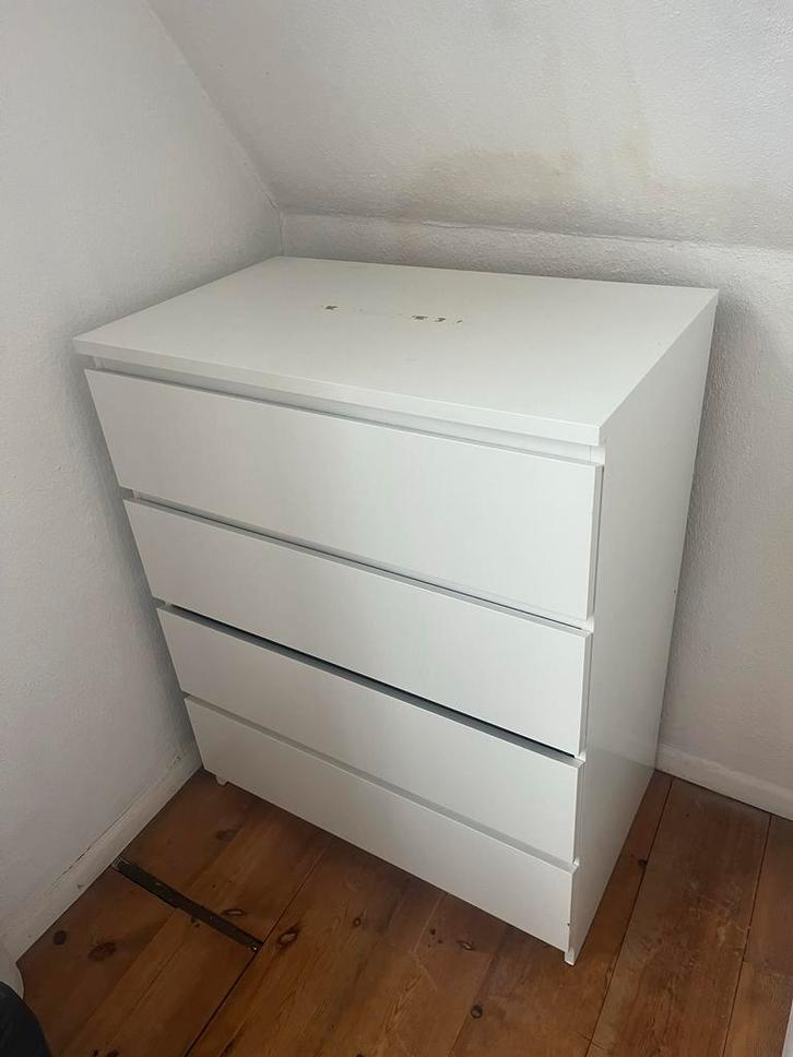 Ikea Malm Kast met 4 Lades, Huis en Inrichting, Kasten | Kledingkasten, Gebruikt, 100 tot 150 cm, 50 tot 100 cm, 25 tot 50 cm