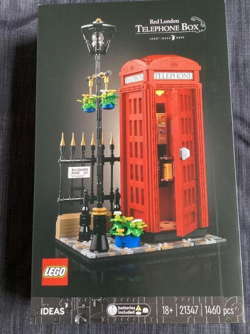 NIEUW Lego Ideas rode Londense telefooncel (21347), Kinderen en Baby's, Speelgoed | Duplo en Lego, Nieuw, Lego, Complete set, Ophalen of Verzenden