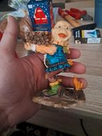 Leuke Tuinkabouter met Hout, Tuin en Terras, Tuinbeelden, Ophalen of Verzenden, Gebruikt, Kunststof, Tuinkabouter
