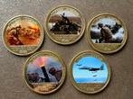 US Army 20 years of Afghanistan war coins, Ophalen of Verzenden, Landmacht, Amerika, Embleem of Badge