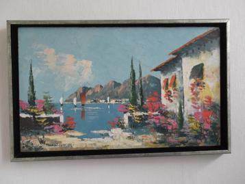 Mooi zomers schilderij van Toon Willemsen. Limburg.  beschikbaar voor biedingen