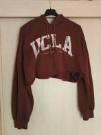 Bruine UCLA Crop Top Hoodie - Maat L, Bruin, H&M Divided, Maat 42/44 (L), Ophalen of Verzenden