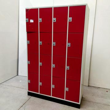 16-deurs metalen CP lockerkast - 195x122x48 cm beschikbaar voor biedingen