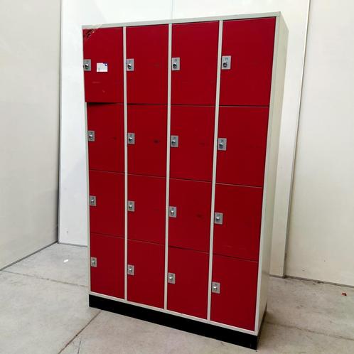 16-deurs metalen CP lockerkast - 195x122x48 cm, Huis en Inrichting, Kasten | Lockerkasten, Gebruikt