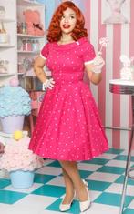 Groot aanbod dames jurken vintage retro jaren 50 rock n roll, Ophalen, Nieuw, Zwart, Onder de knie