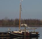 Baarda Grundel platbodem zeilboot, Watersport en Boten, Platbodems, Ophalen, Gebruikt, Staal, Diesel