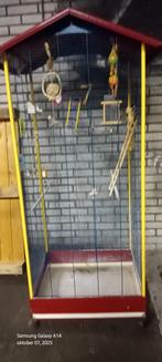 Vogelkooi met accessoires, Ophalen of Verzenden, Gebruikt