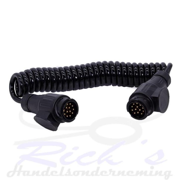 Spiraalkabel 8 polig stekker/stekker 8 pins, Auto diversen, Overige Auto diversen, Ophalen of Verzenden