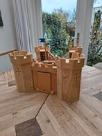 Houten Kasteel - Zelf in elkaar te zetten, Kinderen en Baby's, Speelgoed | Houten speelgoed, Ophalen of Verzenden, Gebruikt