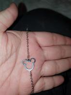 armband mickey mouse zilverkleurig, Sieraden, Tassen en Uiterlijk, Armbanden, Ophalen of Verzenden, Nieuw, Zilver, Staal