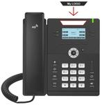 Tiptel Htek UC912EM bureau IP telefoon inclusief adapter, Ophalen of Verzenden, Nieuw