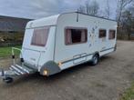Knaus 500 EU 2003 In Mooie staat mover luifeltent keuring, Caravans en Kamperen, Rondzit, Vast bed, Bedrijf, Schokbreker