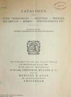 Gezocht: Veilingcatalogus Frederik Muller 1924, Boeken, Catalogussen en Folders, Gelezen, Ophalen of Verzenden