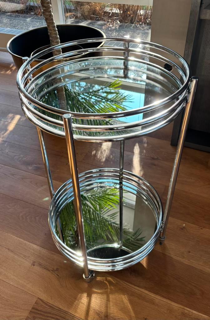 Trolley l’Hotel - Riviera Maison, Huis en Inrichting, Tafels | Sidetables, Zo goed als nieuw, 50 tot 75 cm, 50 tot 100 cm, Rond