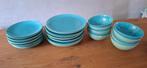IKEA servies groen & blauw, Ophalen, Gebruikt, Overige stijlen, Bord(en)