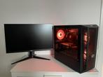 Gaming PC en Gaming Monitor, Computers en Software, Desktop Pc's, Ophalen, 32 GB, AMD Ryzen 5, Zo goed als nieuw