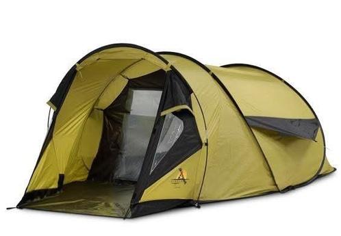 Pop up tent safarica 2 persoons met binnen tent, Caravans en Kamperen, Tenten, tot en met 3, Zo goed als nieuw, Ophalen of Verzenden
