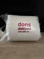 Dons dekbed 200x200, Wit, Ophalen of Verzenden, Deken of Dekbed, Nieuw
