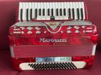 Mooie italiaanse Marinucci Recanati accordeon . 80 bas ., Muziek en Instrumenten, Accordeons, Gebruikt, 80-bas, Marinucci, Met riemen
