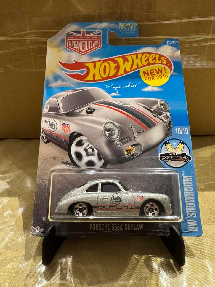 Hotwheels Porsche 356A Outlaw Spring Card hot wheels sd, Verzamelen, Overige Verzamelen, Nieuw, Ophalen of Verzenden