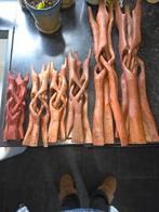 Totaal nog 6 stuks, houten 3  poot voor schelp zie voorbeeld, Ophalen of Verzenden