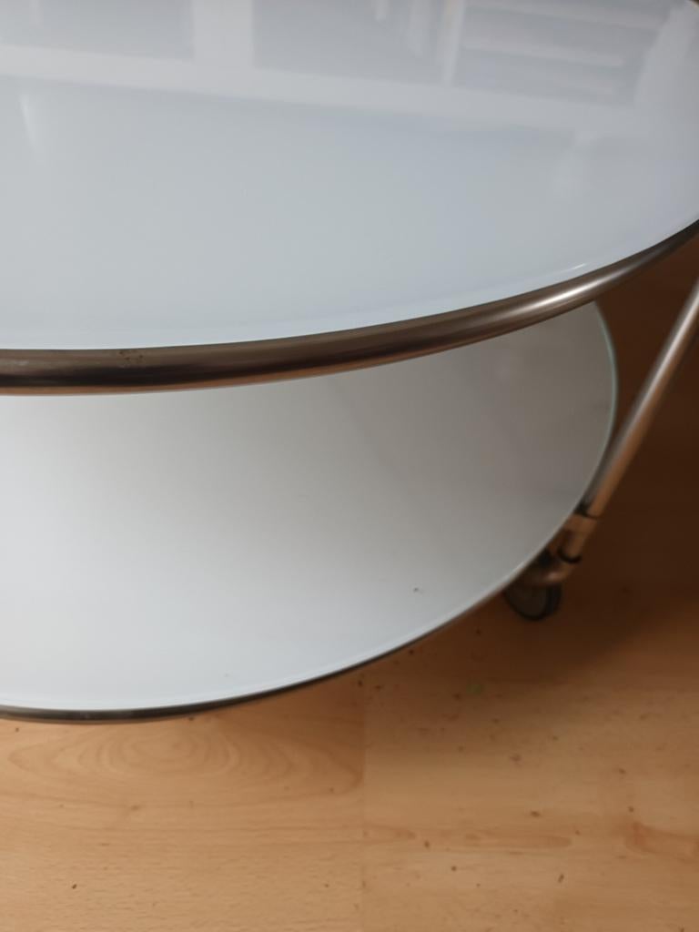 Vintage Elhën Johanson Salontafel - Design Klassieker, Gebruikt, 50 tot 100 cm, Glas, Minder dan 50 cm