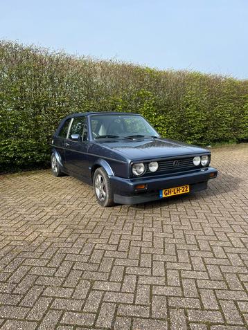 PROJECT! Volkswagen Golf 1.8 Cabriolet 72KW U9 1993 Blauw beschikbaar voor biedingen