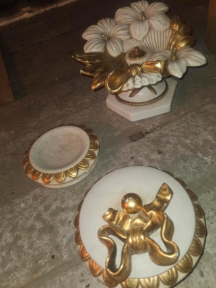 Capodimonte eric kuster Italiaanse Tafelset met Lamp, Antiek en Kunst, Antiek | Woonaccessoires, Ophalen