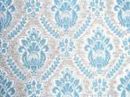 rol vintage behang (meerdere rollen beschikbaar) barok retro, Ophalen of Verzenden, 50 tot 75 m², Blauw