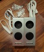 Stopcontact met schakelaar en usb, Huis en Inrichting, Badkamer | Badkamermeubels, Spiegelkast, Nieuw, Ophalen of Verzenden, Minder dan 25 cm