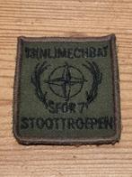 Borstpatch 13(NL) MECHBAT Stoottroepen SFOR 7, Verzamelen, Ophalen of Verzenden, Landmacht, Nederland, Embleem of Badge