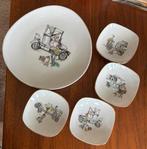 Bavaria set vintage met groot bord en 4 kleintjess, Ophalen of Verzenden