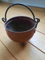 Brocante koperen bloempot, Antiek en Kunst, Ophalen