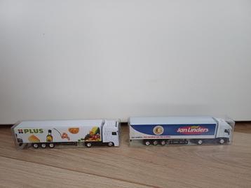 Modelvrachtwagens, 2 stuks; NIEUW! beschikbaar voor biedingen