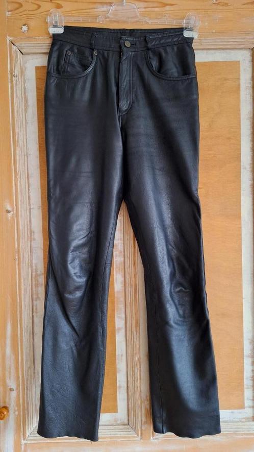 Damesbroek leer Nieuw, Kleding | Dames, Broeken en Pantalons, Nieuw, Maat 38/40 (M), Zwart, Lang, Ophalen of Verzenden