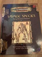 Dungeons & Dragons - Savage Species Roleplaying RPG, Ophalen of Verzenden, Zo goed als nieuw