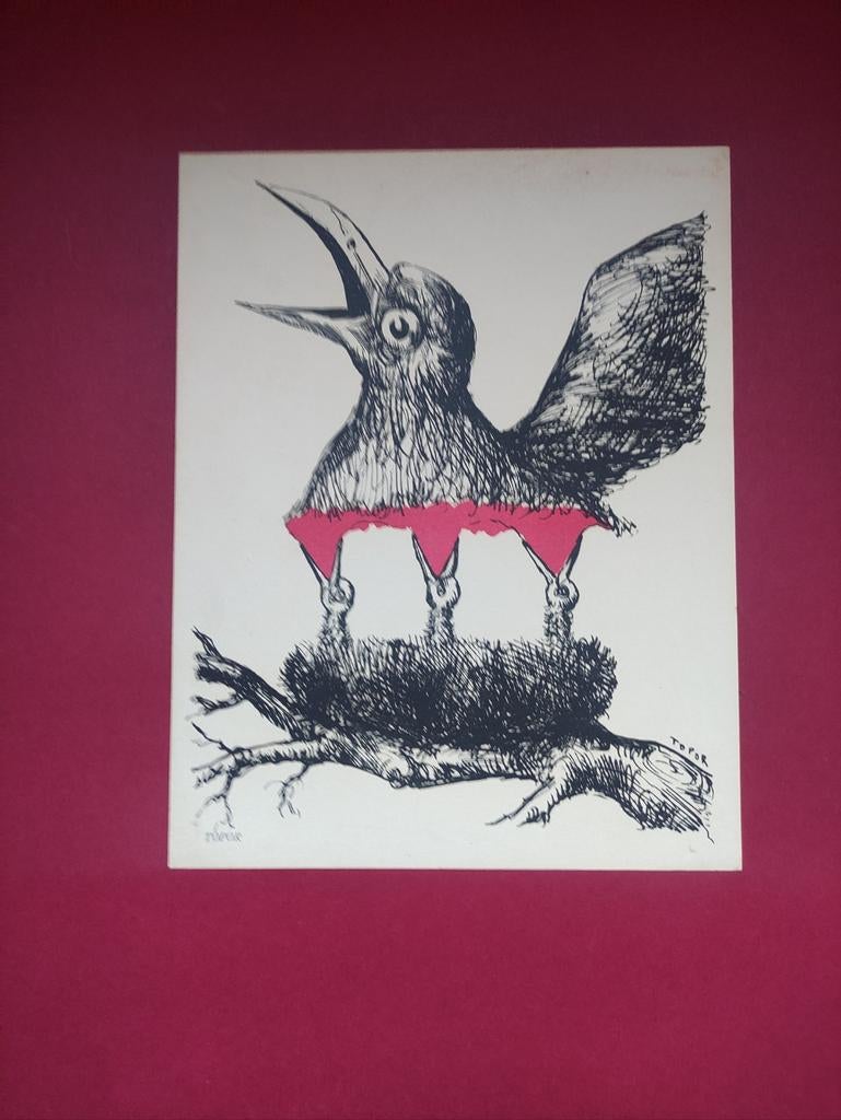 Litho Roland Topor., Ophalen of Verzenden