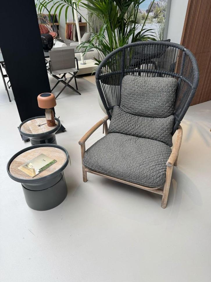 -50% ! Gloster Loungestoel Fern teak - SHOWROOMMODEL, Tuin en Terras, Tuinstoelen, Zo goed als nieuw, Teakhout, Ophalen of Verzenden