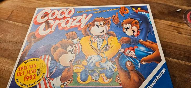 spel coco Crazy, Hobby en Vrije tijd, Gezelschapsspellen | Bordspellen, Zo goed als nieuw, Ophalen of Verzenden